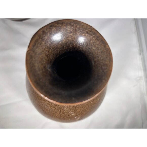 Antique Primitive Brown Ceramic Pots Lot of 2 Albany Slipware Glazed - Picture 3 of 8